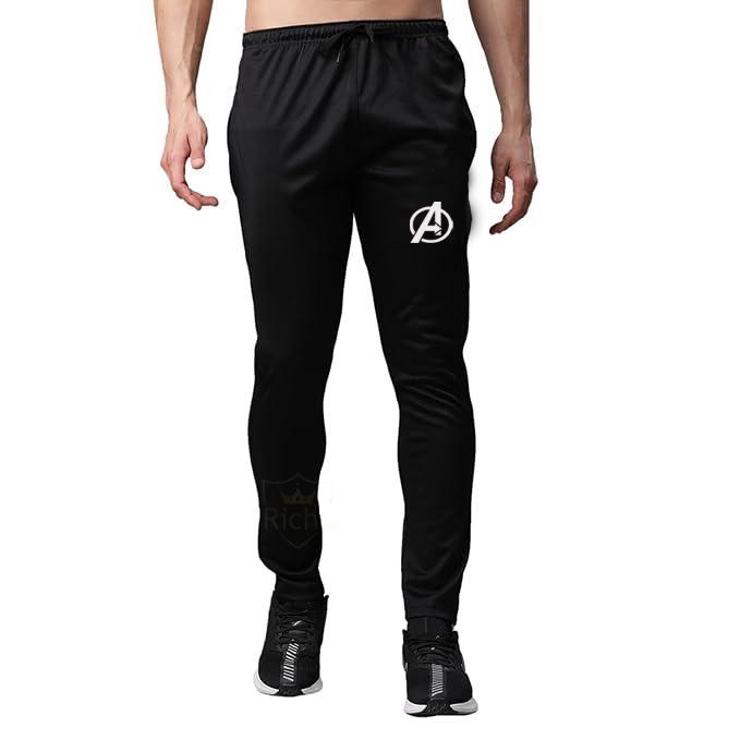 Men Marvel Avengers Track Suit Maroon Black 2Pcs - Image 2
