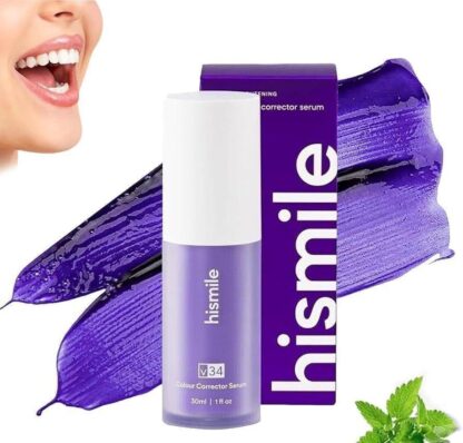 V34 Teeth Whitening Serum Pack of 2 Purple