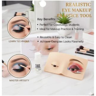 Realistic Eye Makeup Practice Tool for Students & Pros