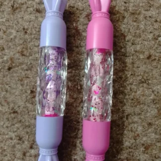 Cute Bunny-Tail Lip Glosses Pink & Purple