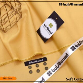 Golden Soft Cotton Plain Suit for Men Summer Wear