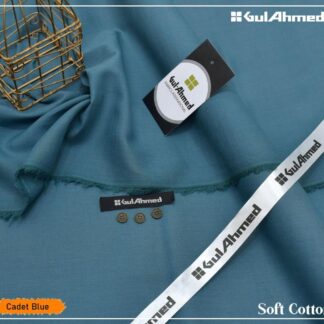 Premium Cotton Suit Cadet Blue Summer Wear Pakistan