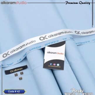 Silver Wash & Wear Suit for Men
