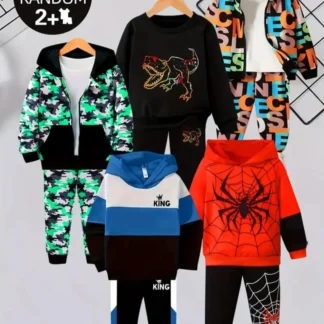 Boy's Fleece 2-Piece Set Multicolor 1-2Yrs