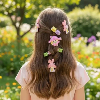 Cute Character Hair Pins for Girls School Party Wear