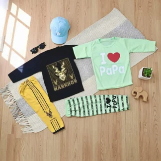 Boys 2-Piece Printed Outfit Set for Eid Party Wear