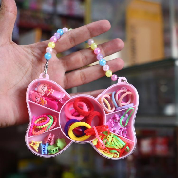 Multicolor Butterfly Hair Organizer for Girls 1-10 Years - Image 2