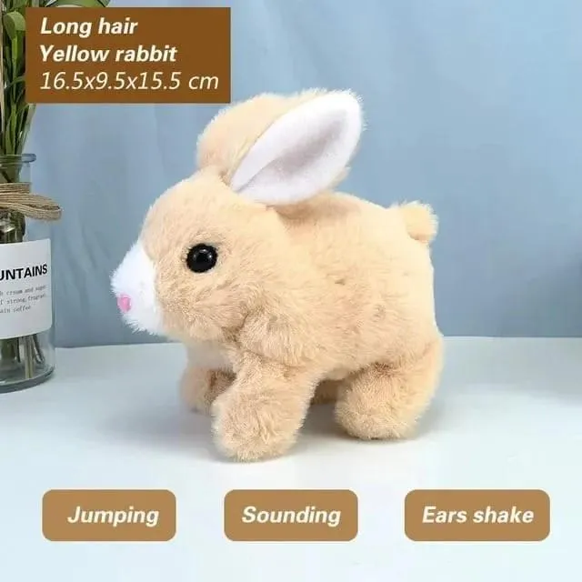 Multicolor Plush Rabbit Toy for Kids - Image 2
