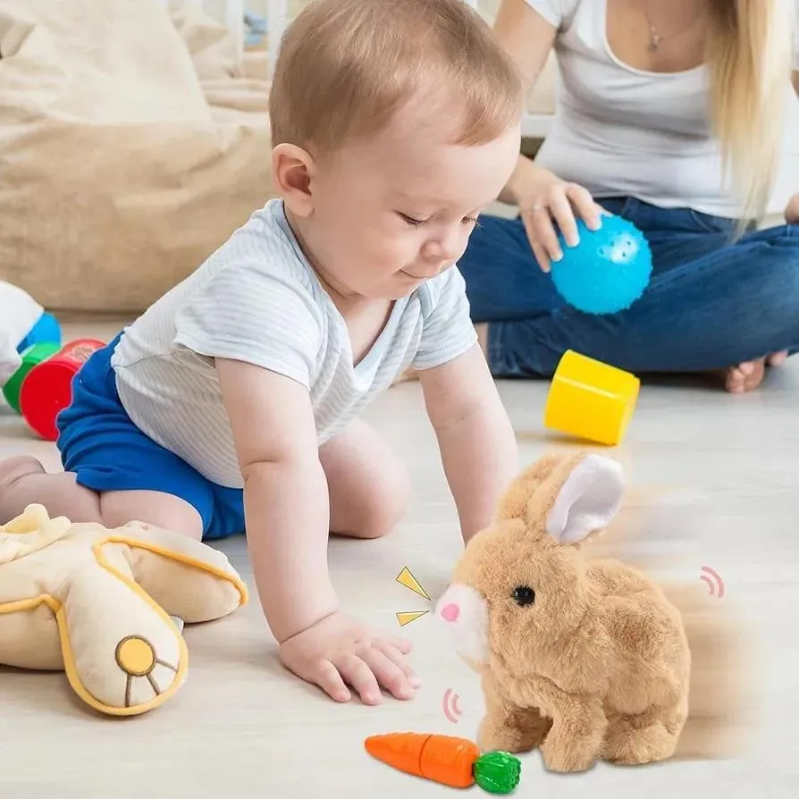 Multicolor Plush Rabbit Toy for Kids - Image 4