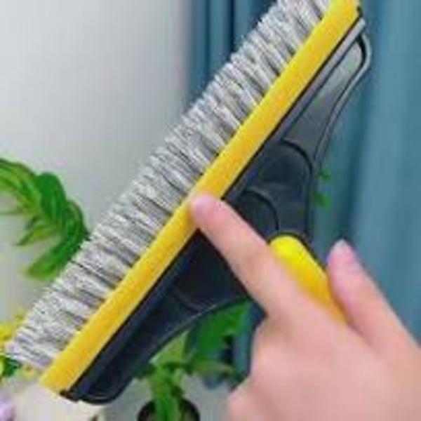 Portable Multi-Purpose Cleaning Brush Black Yellow 106cm - Image 3