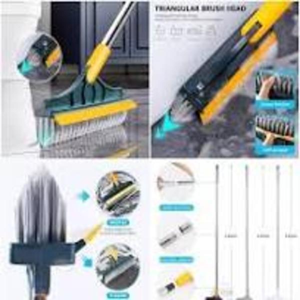 Portable Multi-Purpose Cleaning Brush Black Yellow 106cm - Image 5