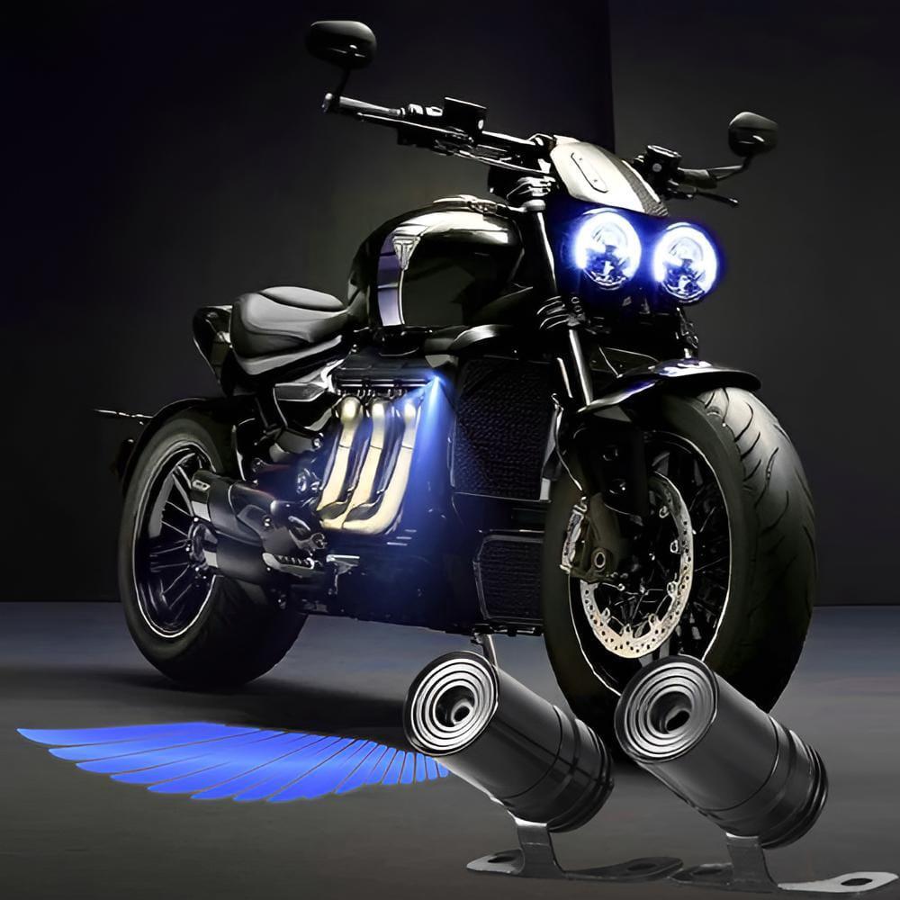 Multicolor Angel Wing LED Light for Motorcycle & Car - Image 2