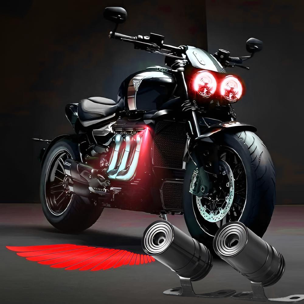 Multicolor Angel Wing LED Light for Motorcycle & Car - Image 4