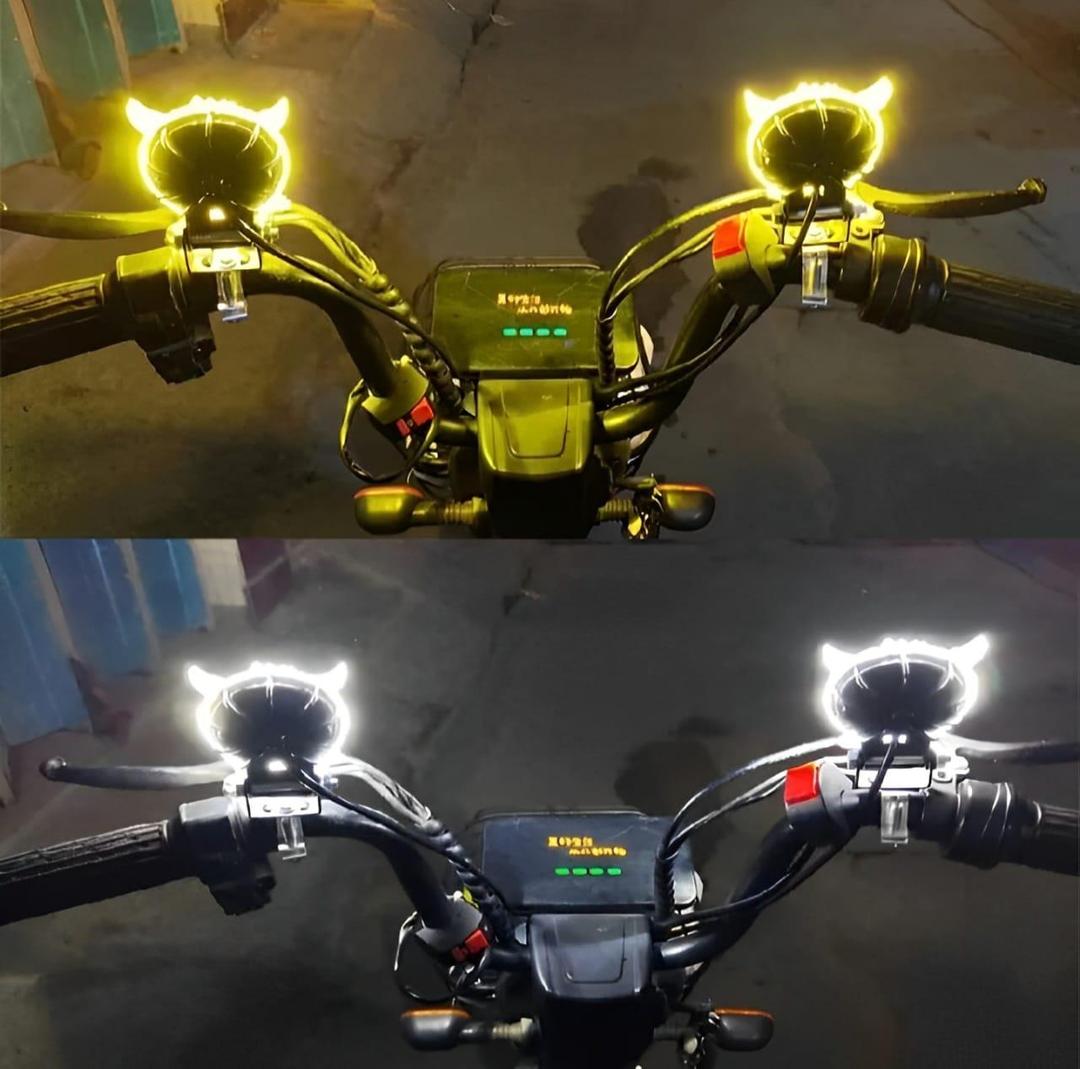 Owl Shape LED Fog Lights 2 Pcs Multi Color Waterproof - Image 5