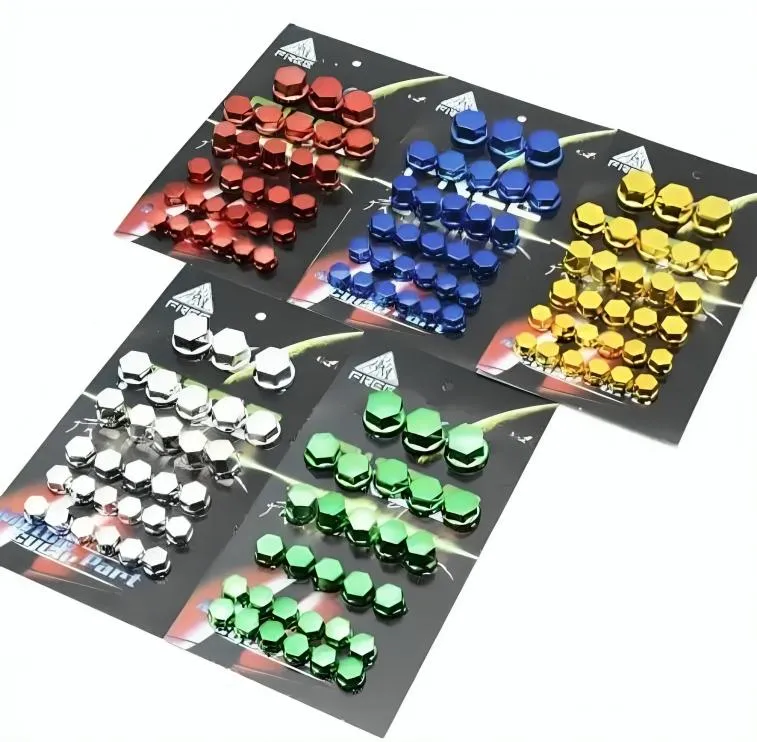 Golden Bike Bolt Covers Universal ABS 30Pcs - Image 4