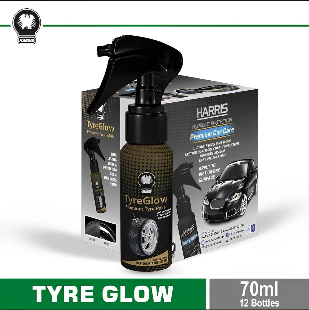 Premium Tyre Glow Spray 70ml 12 Bottles