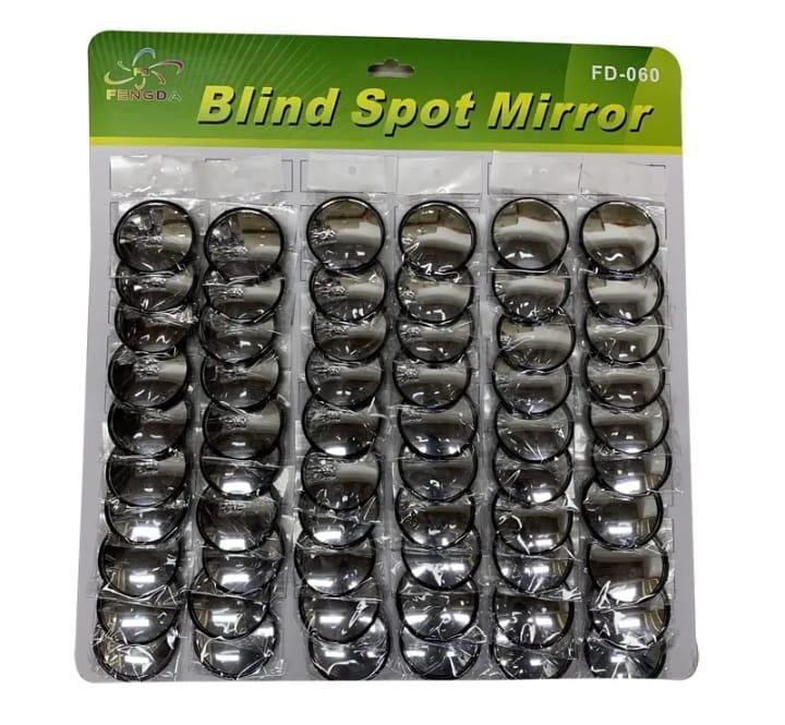 2 Pcs Adjustable Blind Spot Mirror Black Universal Fit - Image 5