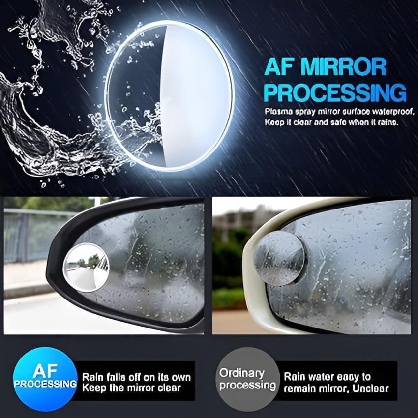 2 Pcs Adjustable Blind Spot Mirror Black Universal Fit - Image 4