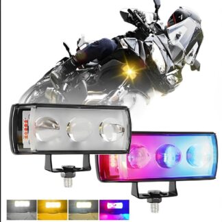 3-Lens LED Fog Lights for SUVs ATVs UTVs Pakistan