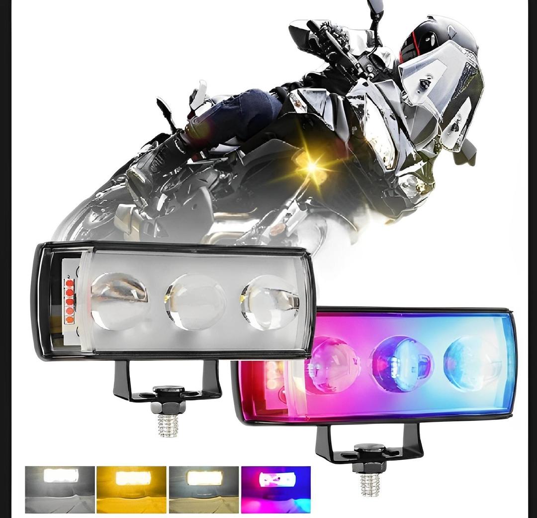 3-Lens LED Fog Lights for SUVs ATVs UTVs Pakistan