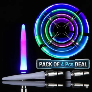 Motion Activated Multi Color Bike Lights Pack of 4