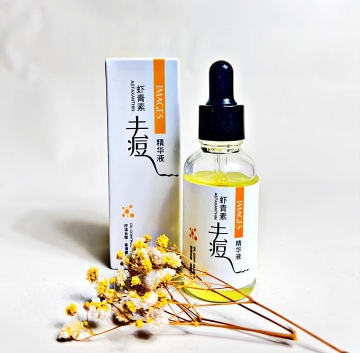 Anti-Acne Astaxanthin Serum Glass Bottle - Image 2