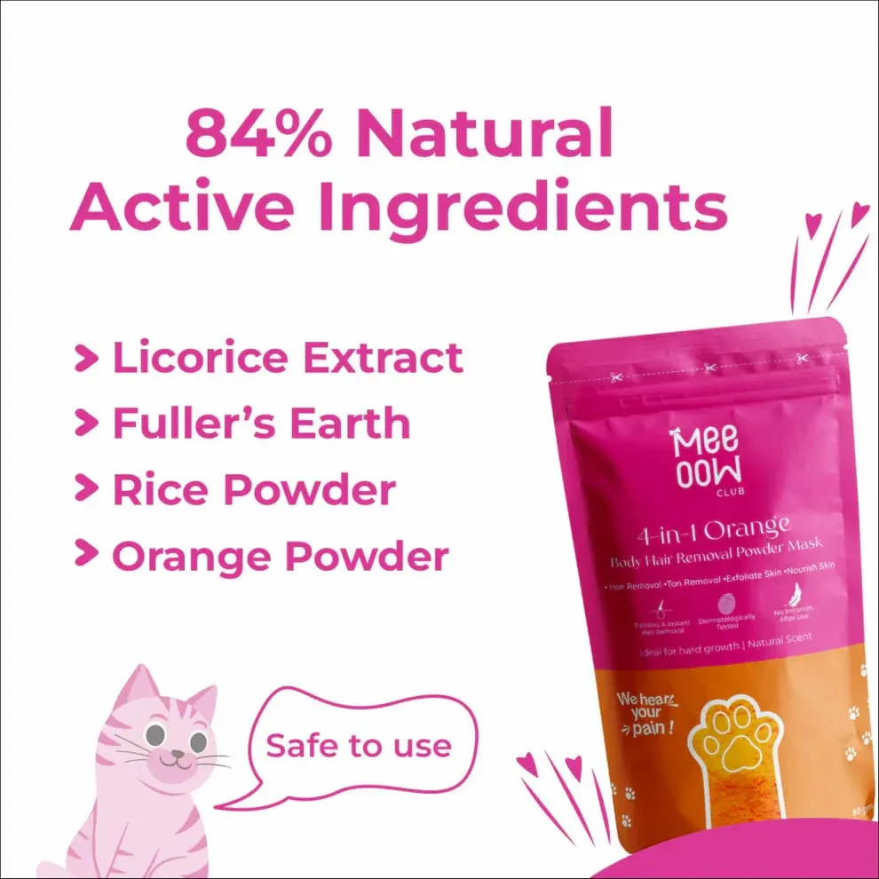 MEOW 10 Mins Painless Body Wax Powder,1 Pack - Image 3
