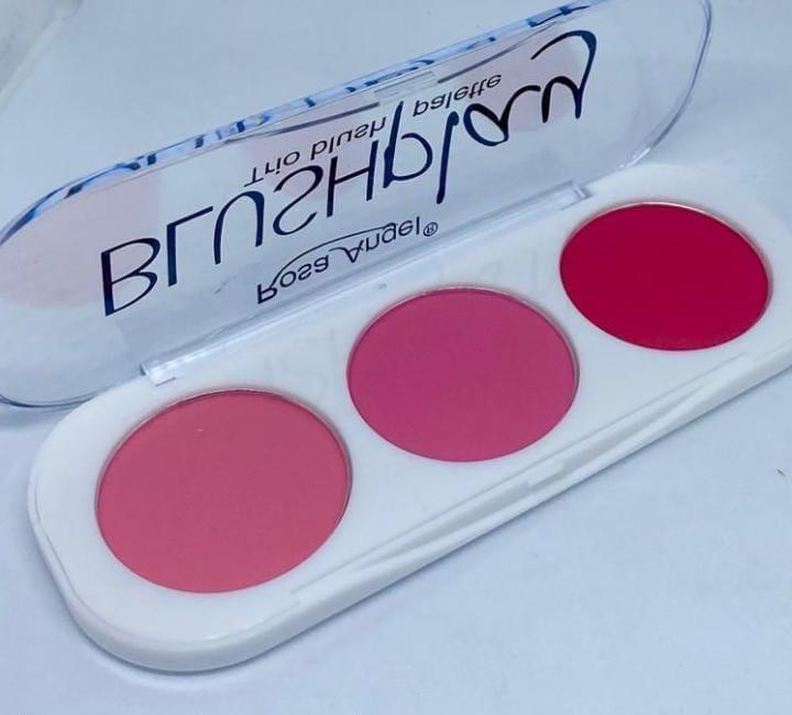 3 Color Blush Kit Matte Berry Pink Red Pakistan - Image 2