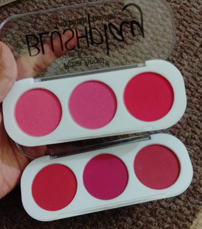 3 Color Blush Kit Matte Berry Pink Red Pakistan - Image 4