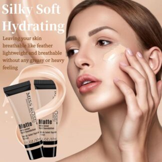 Silky Soft Hydrating Foundation Beige Matte Wear 37ml