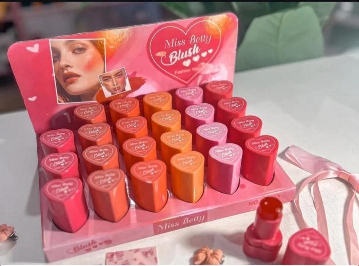 Miss Betty Jelly Blush Sticks 3 Pcs Multicolor High Coverage