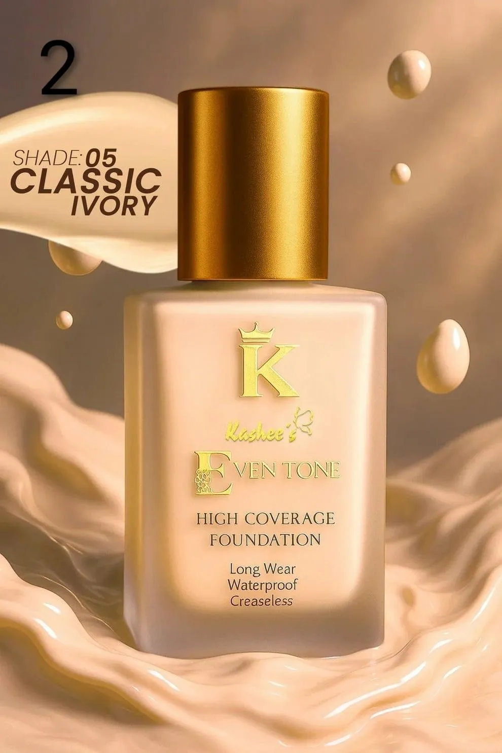 Pakistani Bridal Foundation 24h Waterproof Gold Pack - Image 3