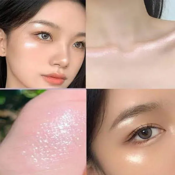 2-in-1 Shimmer Highlighter & Eyeshadow for Flawless Skin