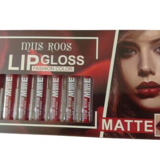 Velvet Matte Lip Gloss Red Shades 12 Pack