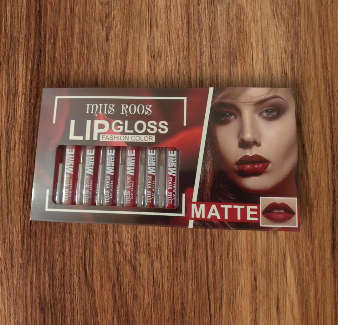 Velvet Matte Lip Gloss Red Shades 12 Pack - Image 2