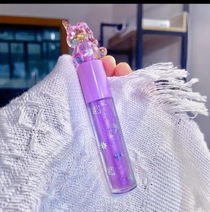 Glossy Pink Lip Oil Sheer Finish 1 Pcs