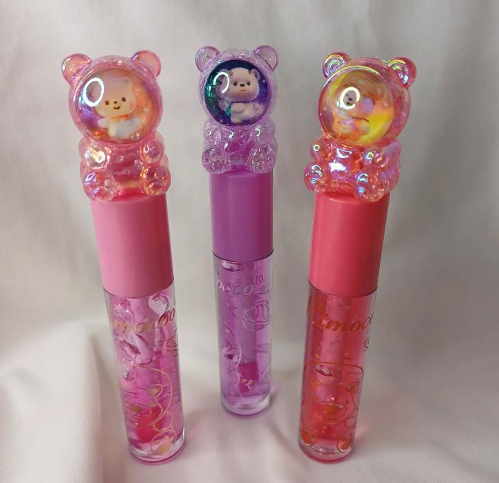 Glossy Pink Lip Oil Sheer Finish 1 Pcs - Image 4