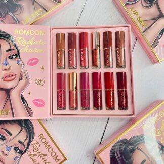 Velvet Glossy Lip Gloss Set 12 Shades Long Lasting