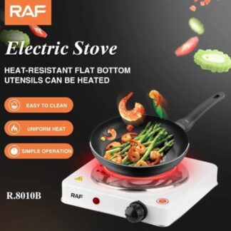 Electric Stove Stainless Steel White Compact Kitchen Use
