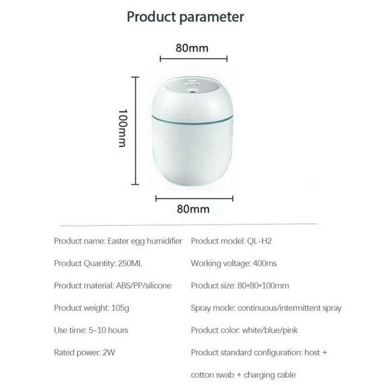 Foldable Air Humidifier White Rechargeable ABS - Image 4