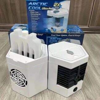 Mini Air Cooler White Foldable ABS Lightweight