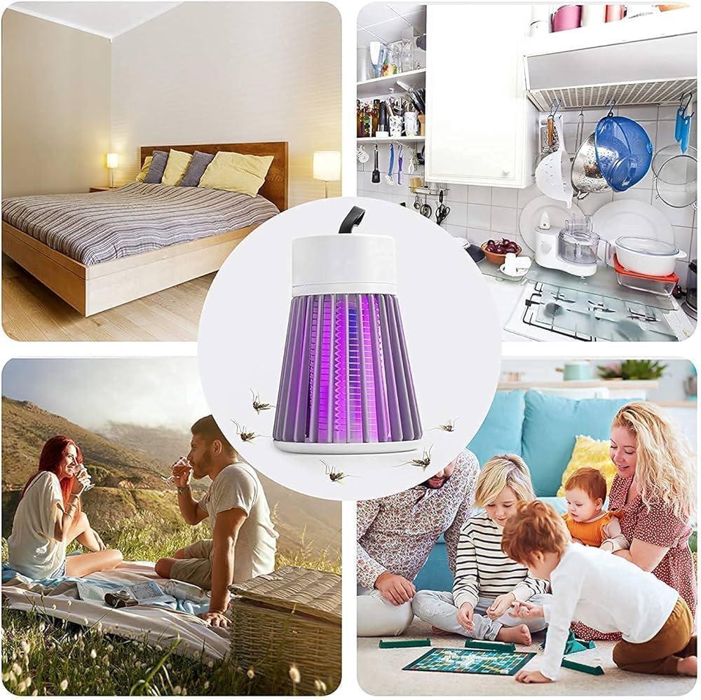 Mosquito Killer Lamp White USB Rechargeable ABS - Image 2