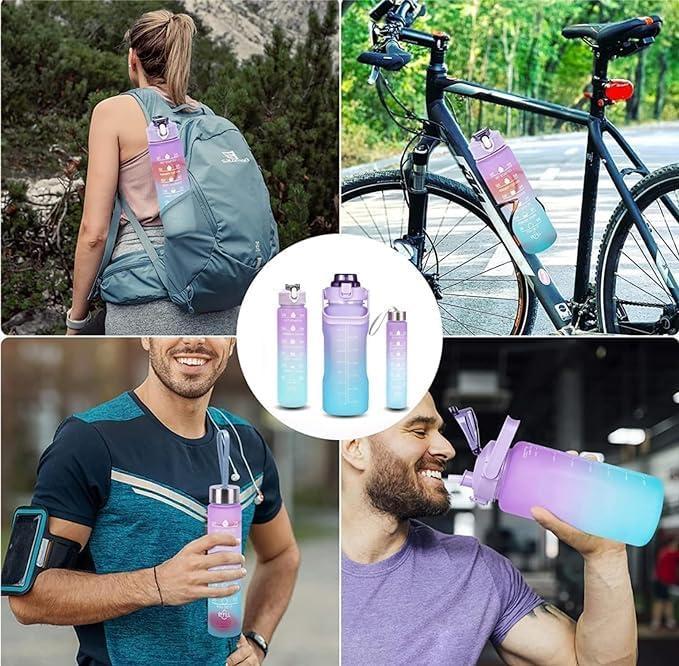 Premium Quality Water Bottle with Gradient Design - Image 2