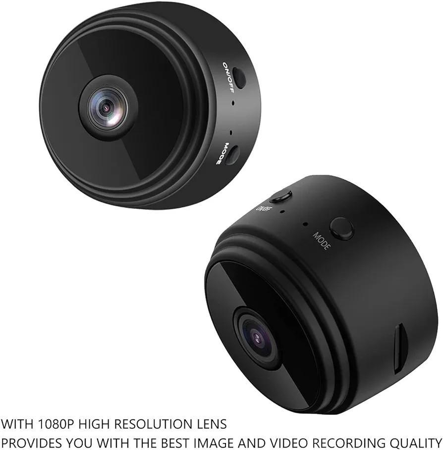 Black Mini Camera with Magnetic Mount & 120min Battery - Image 3