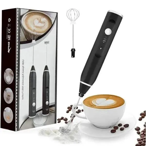 USB Adjustable Milk Frother for Coffee & Baking - Image 2