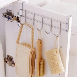 Silver Metal Cabinet Hanger for Bathroom Storage