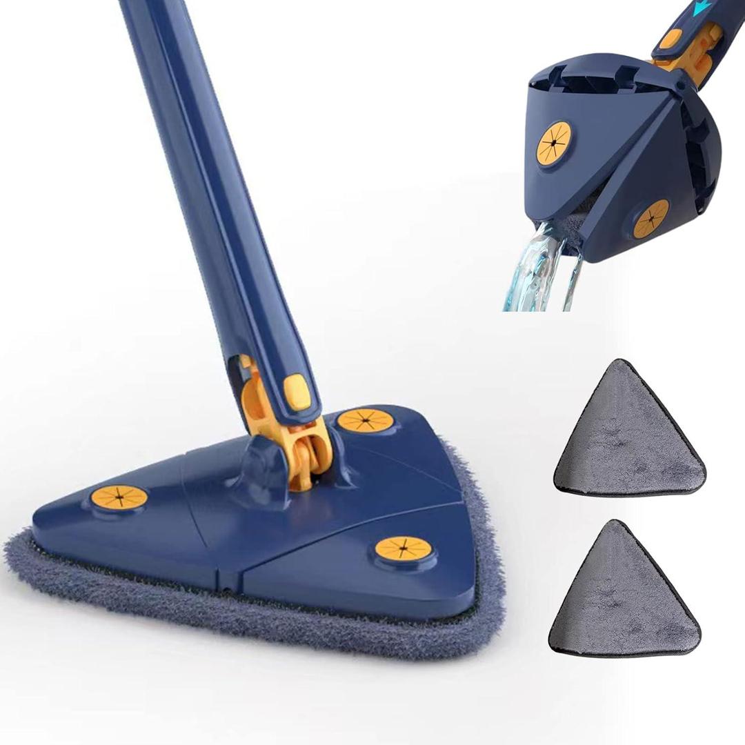 Blue Foldable Mop for Home Cleaning Pakistan - Image 4