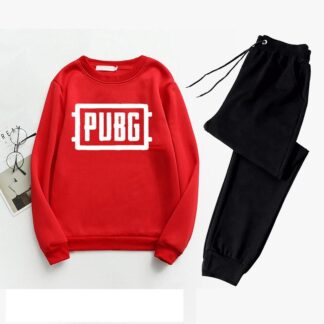 Red PUBG Track Suit for Men Medium to XL