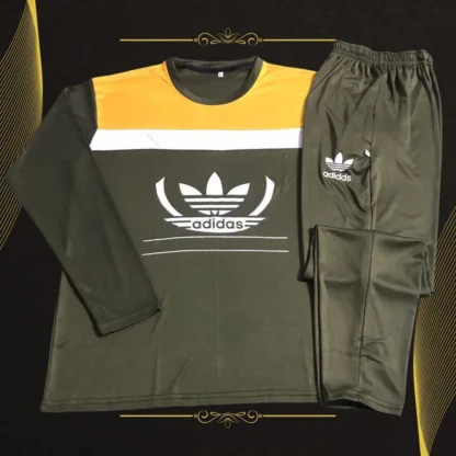 Men's Printed Track Suit Olive