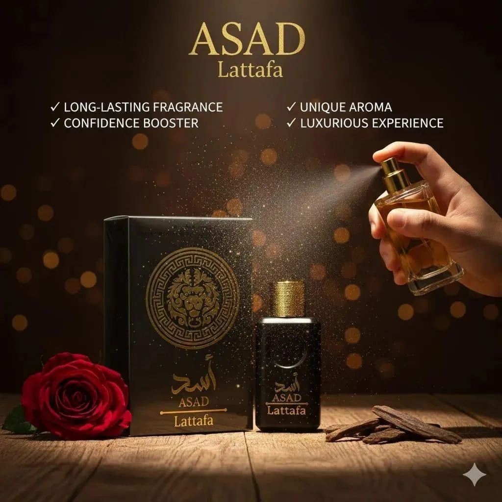 Latafa Asad Eau de Parfum 100ml Long Lasting Scent - Image 3